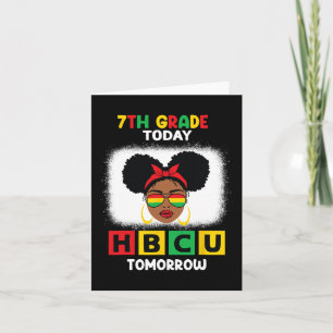 Cartão 7 Hoje Hbcu Amanhã Historicamente Negro C