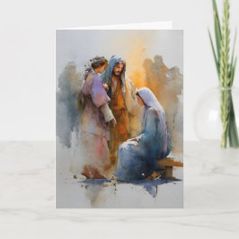 Cartão 8ª Estação — Jesus Encontra as Mulheres de Jerusal