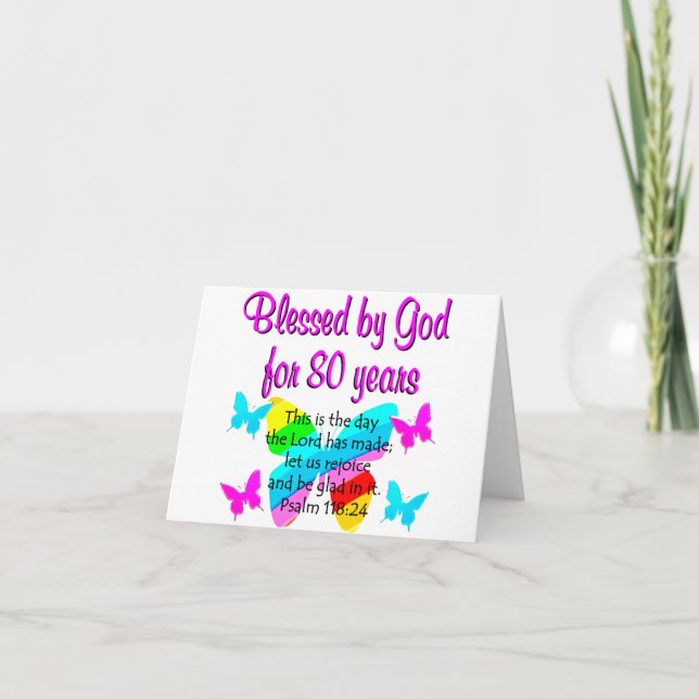 CARTÃO 80 BIRTHDAY REYER (Frente)