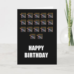 Cartão 85.º aniversário com velas