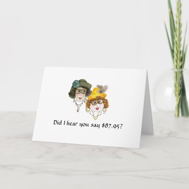 Cartão 88.º aniversário para as mulheres (Frente)