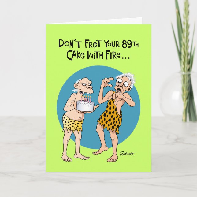 Cartão 89º aniversário (Frente)