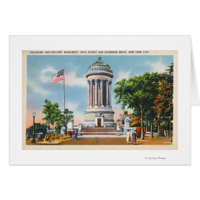 Cartão 89º Soldados de unidades de Rua e de Riverside (Frente Horizontal)