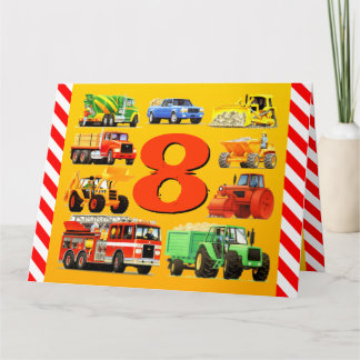 Cartão 8.º Aniversário dos Caminhões