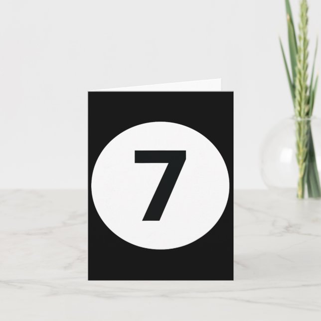 Cartão 8 Piscina Ball 7 Billiards Figurume Halloween Mães (Frente)