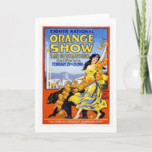 Cartão 8th National Orange Show 1918