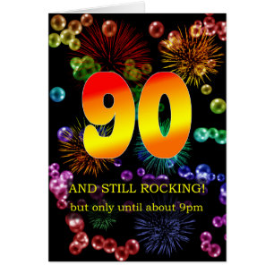 Cartão 90 Birthday Ainda Está Atropelando