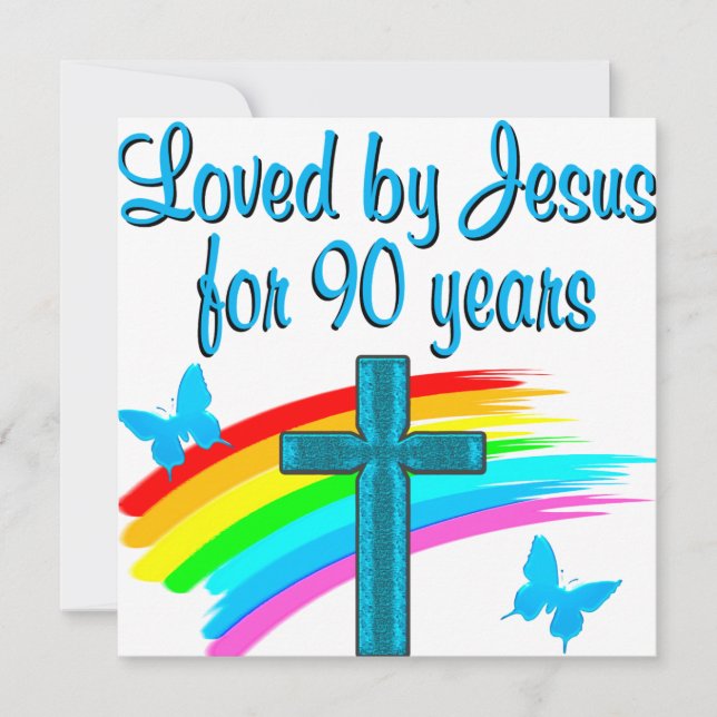 CARTÃO 90 BIRTHDAY REYER (Frente)