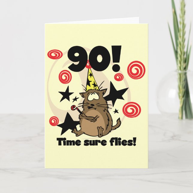 Cartão 90 Horário Voa Aniversário (Frente)