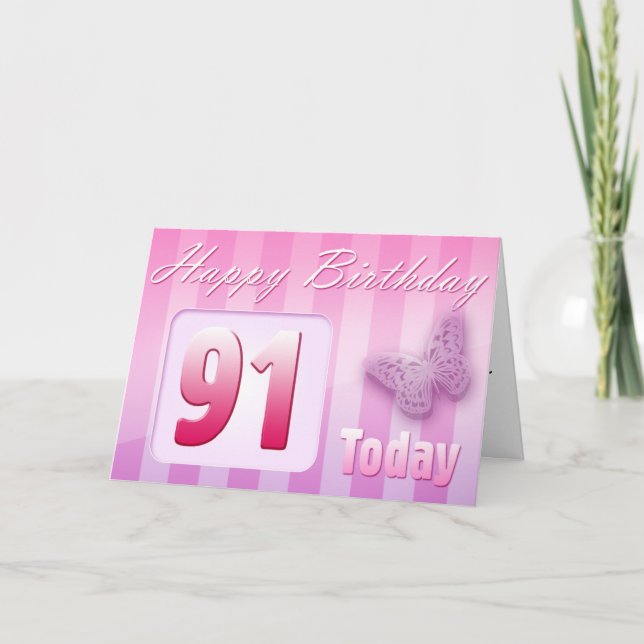 Cartão 91st Excelente-Tia feliz Mamã da avó do (Frente)