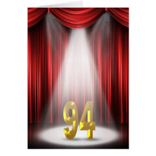 Cartão 94.º Aniversário em destaque
