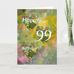 Cartão 99.o Aniversário