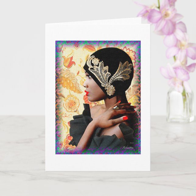 Cartão A 1920 de Raios (Orquídea)