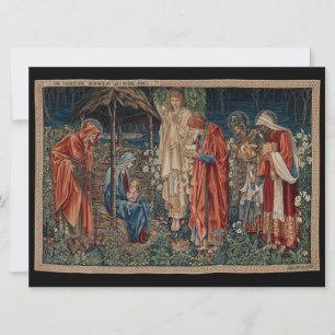 Cartão A Adoração do Magi (por Edward Burne-Jones)