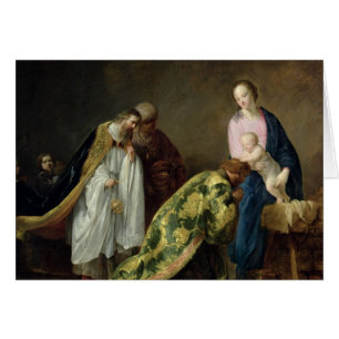Cartão A adoração dos Magi, 1638
