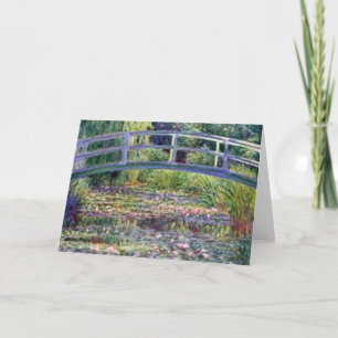 Cartão A água Lily Pond de Claude Monet