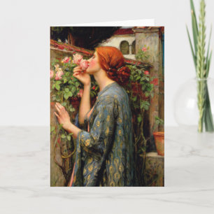 Cartão A Alma do Rosa - John William Waterhouse