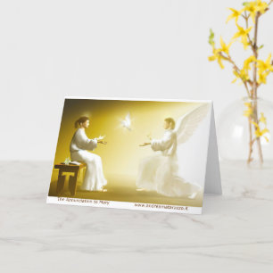 Cartão A Anunciação a Mary