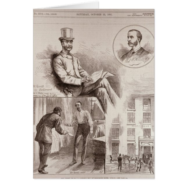 Cartão A apreensão do Sr. C.S. Parnell, PM (Frente)