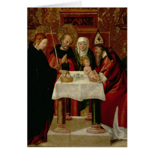 Cartão A apresentação da circuncisão no templo