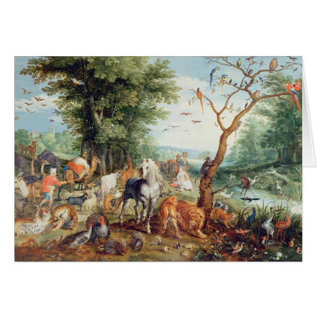 Cartão A arca de Noah (Frente Horizontal)