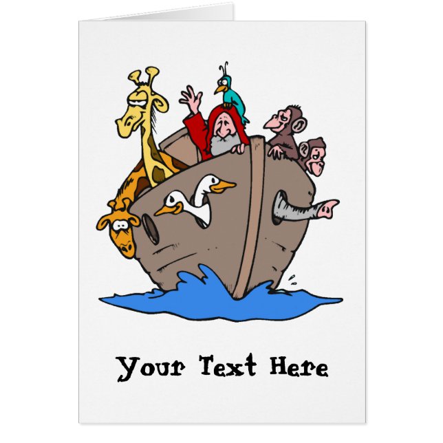 Cartão - a arca de Noah (Frente)