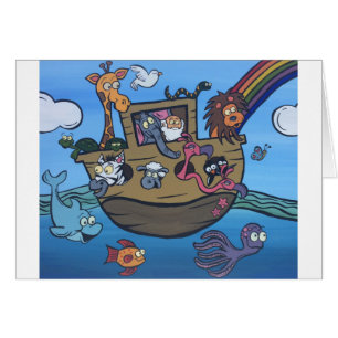 Cartão A arca de Noah