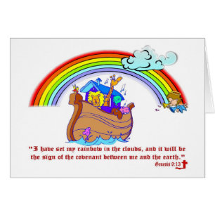 Cartão A arca de Noah