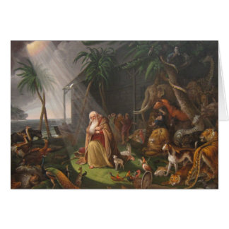 Cartão A arca de Noah por Charles Wilson Peale - cerca de
