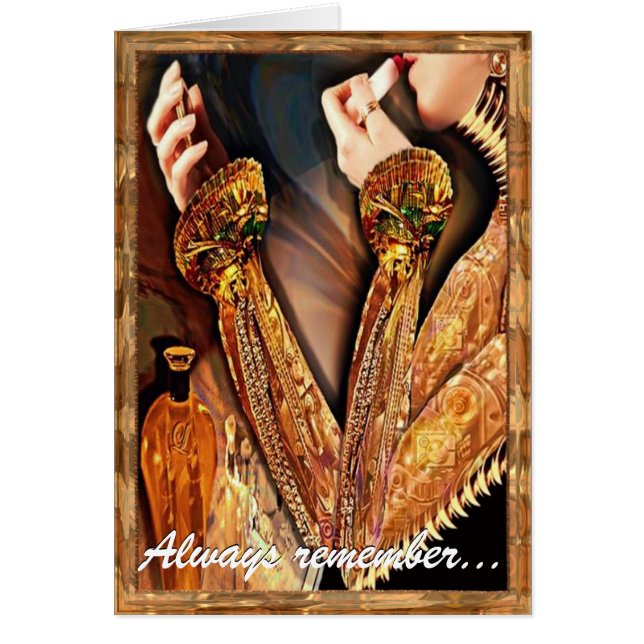 Cartão A arte de remexer personalizável (Frente)