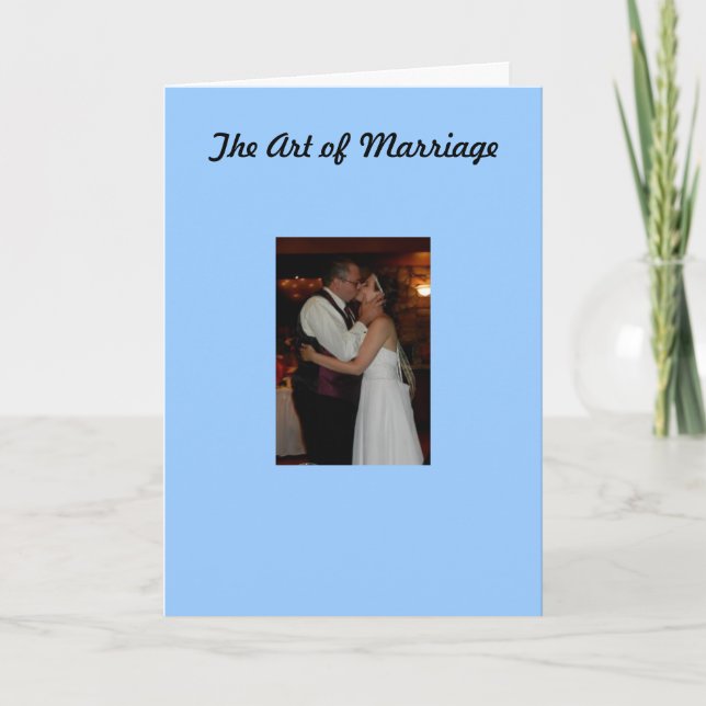 Cartão A arte do Casamento (Frente)