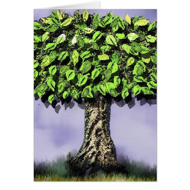 Cartão A árvore (Frente)