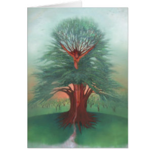 Cartão A árvore da cura