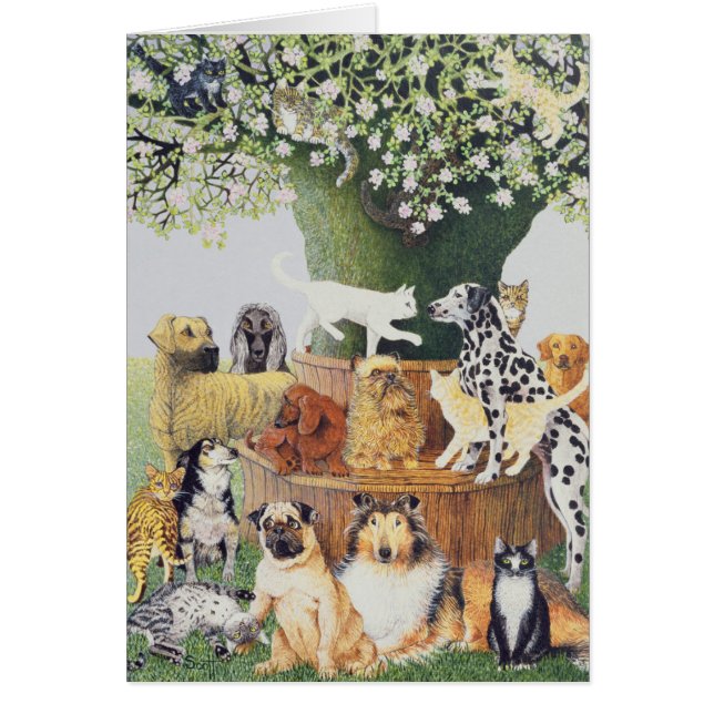 Cartão A árvore de Trysting (Frente)