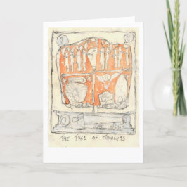 Cartão A árvore dos pensamentos