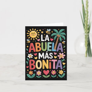 Cartão A Avó Mais Bonita Mamãe Abuela Fofo Vovó