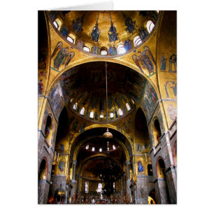 Cartão A basílica de St Mark