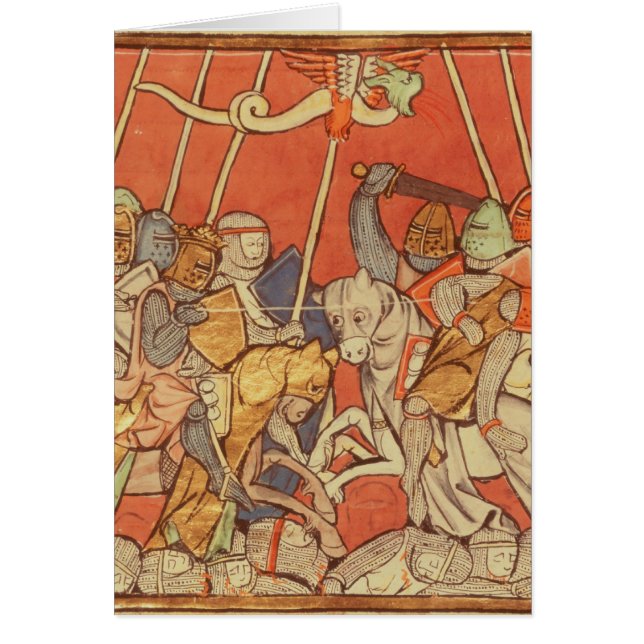 Cartão A batalha de Bedigran (Frente)