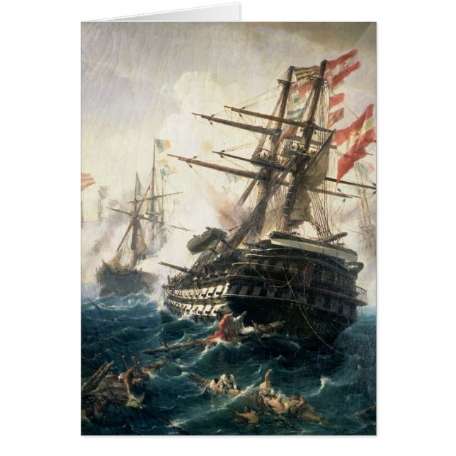 Cartão A batalha de Lissa (Frente)