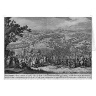 Cartão A batalha de Poltava