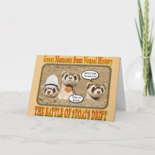 Cartão A Batalha de Stoats Drift Notecard