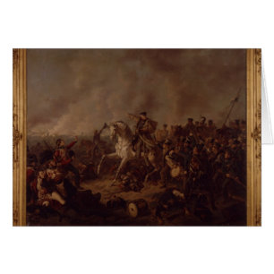 Cartão A batalha de Waterloo