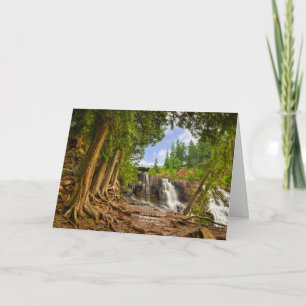 Cartão A beautiful waterfall greeting card with scripture
