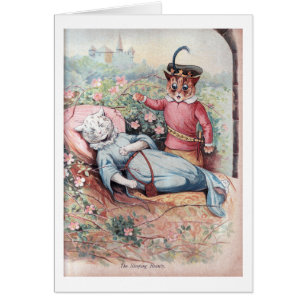 Cartão A Bela Adormecida, Louis Wain