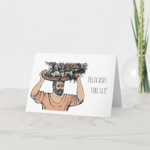 Cartão A Birthday Peacock from Grumio