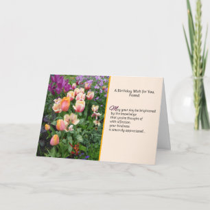 Cartão A Birthday Wish For You, Friend