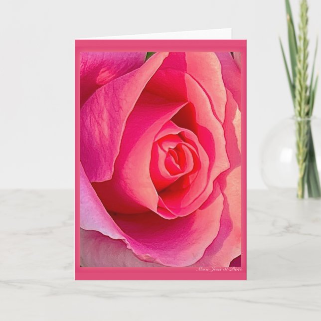 Cartão A Blush of Pink A Whisper of Love (Frente)