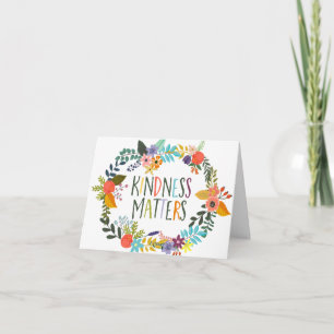 Cartão A bondade importa