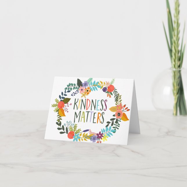 Cartão A bondade importa (Frente)