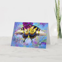 Cartão A Borboleta Fica Bem Em Breve